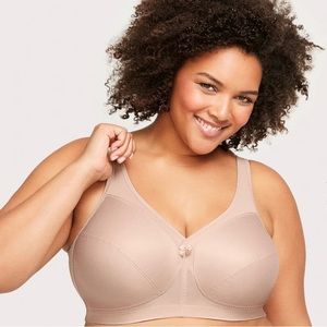 Glamorise Women's Plus Size MagicLift Active Support Bra Wirefree